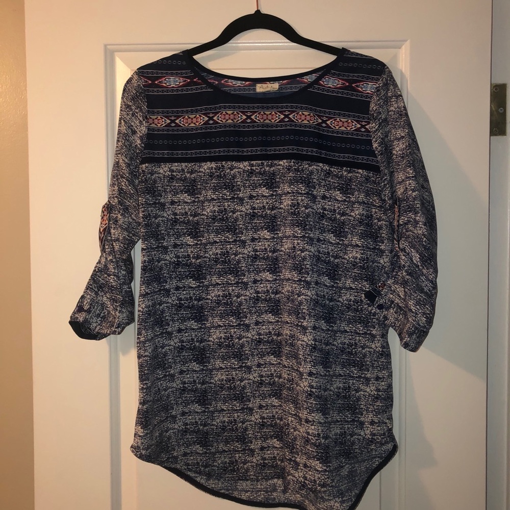 3/4 sleeve blouse